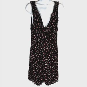 Unbranded Vtg Y2k Mesh Knit Sun Dress Sz S-M Whimsigoth Dark Coquette Cottage